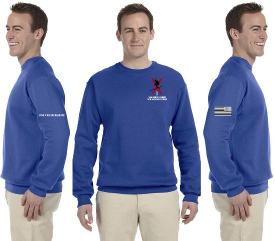 HHC BDE PT Crew Neck Sweatshirt Royal Blue