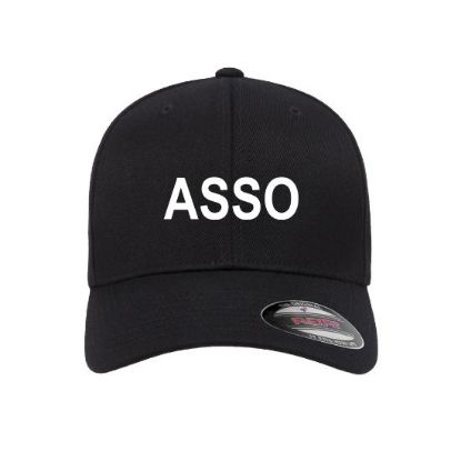ASSO Embroidered Flexfit Fitted Ball Cap