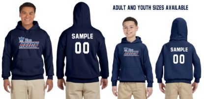 Blue Reign Customizable Navy Printed Hoodie Adult & Youth Sizes